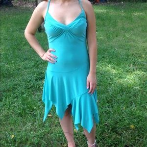 Teal dress